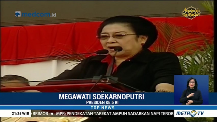 Megawati Kutuk Kerusuhan di Mako Brimob