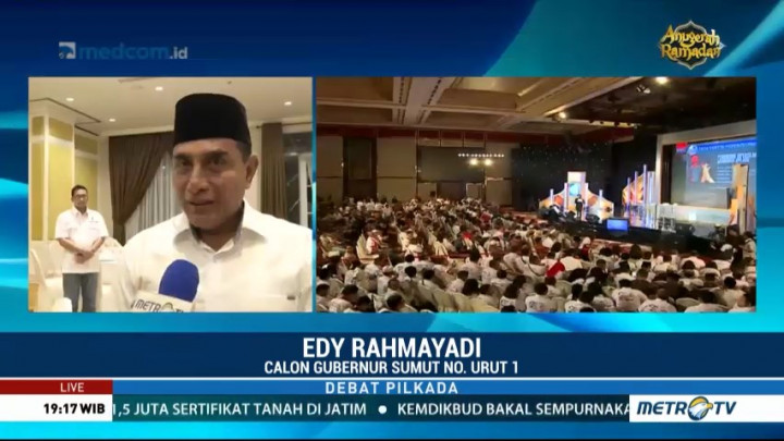 Ini Persiapan Edy Rahmayadi untuk Hadapi Debat Kedua Pilgub Sumut
