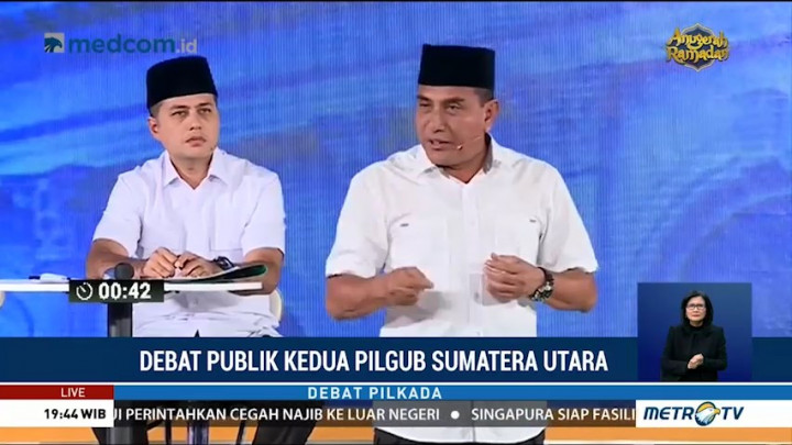 Debat Publik Kedua Pilgub Sumatera Utara (1)
