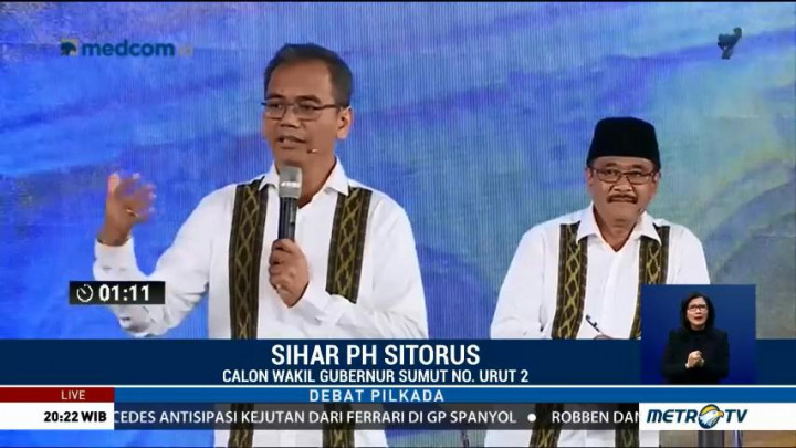 Debat Publik Kedua Pilgub Sumatera Utara (3)
