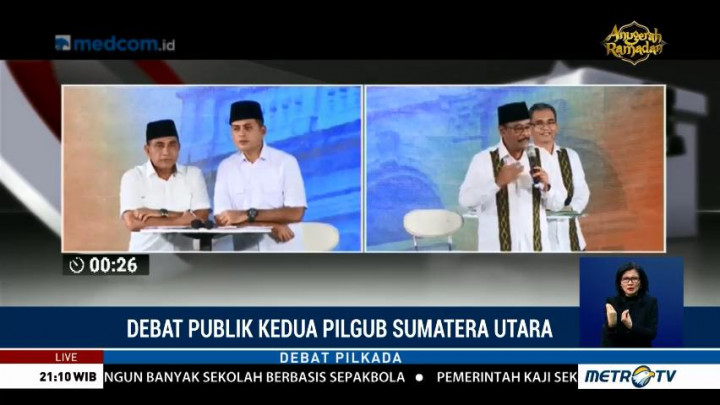 Debat Publik Kedua Pilgub Sumatera Utara (6)
