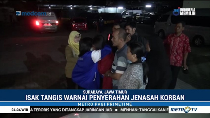 Dua Jenazah Korban Bom Gereja Diserahkan ke Keluarga