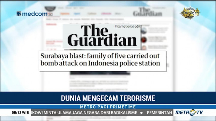 Media Asing Soroti Teror Bom di Surabaya