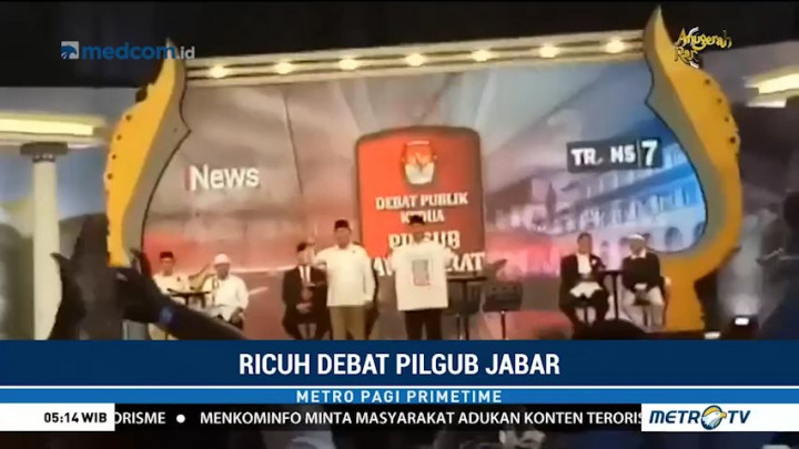 Debat Pilgub Jabar Ricuh