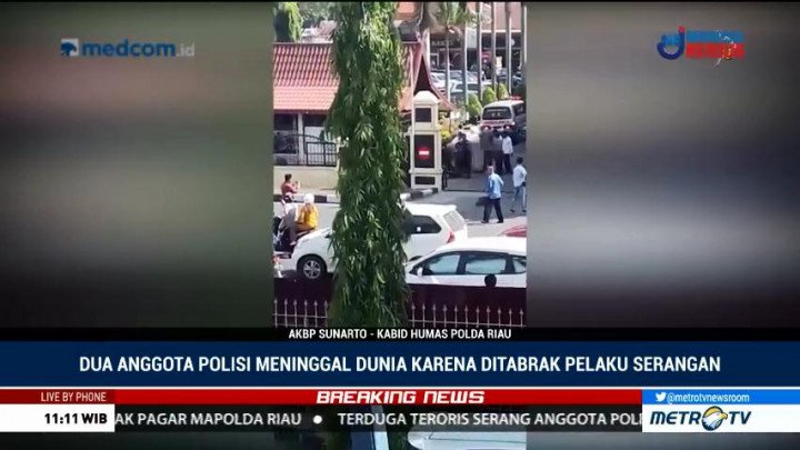 Satu Polisi Gugur dan Dua Lainnya Terluka dalam Penyerangan di Mapolda Riau