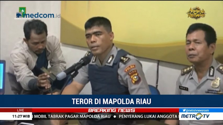 Kabel dan Kotak Kosong Ditemukan di Mobil Penyerang Mapolda Riau