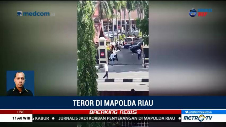 Lalu Lintas di Depan Mapolda Riau Dialihkan