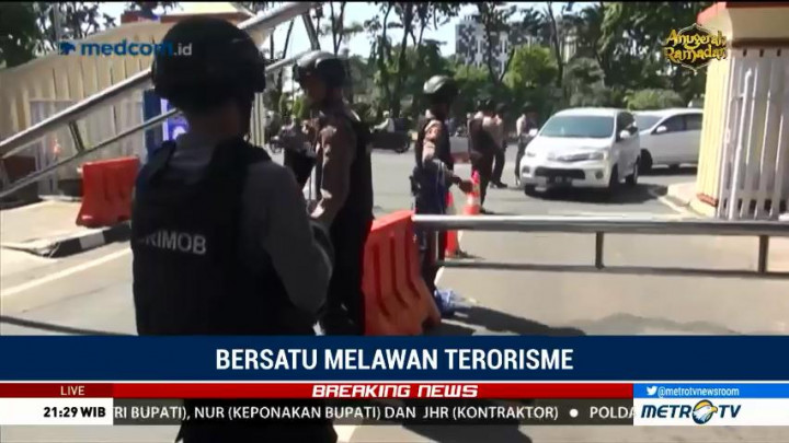 Pengamanan Kantor Kepolisian di Jatim Ditingkatkan