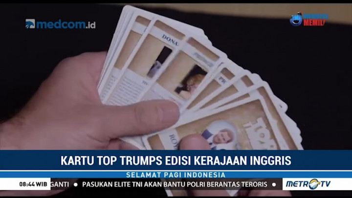 Kartu Top Trumps Rilis Edisi Keluarga Kerajaan Inggris