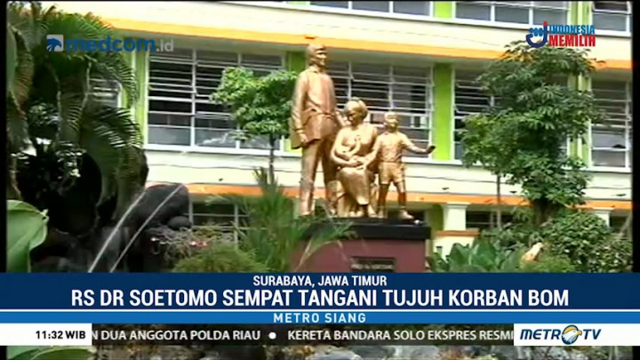 Dua Korban Bom Surabaya Masih Dirawat di RS Dr Soetomo