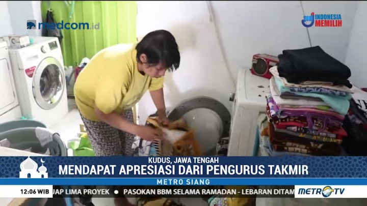 Ada Jasa Cuci Gratis Perlengkapan Masjid di Kudus