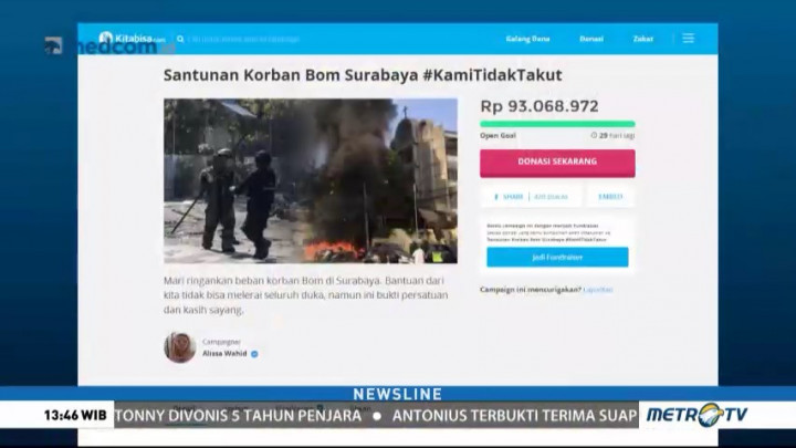Aksi Peduli Korban Teror Bom Surabaya