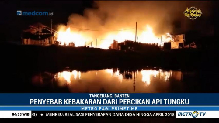 Pabrik Peleburan Alumunium di Tangerang Ludes Terbakar