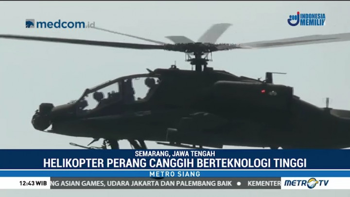 Delapan Helikopter Apache AH-64E Perkuat Alutsista TNI