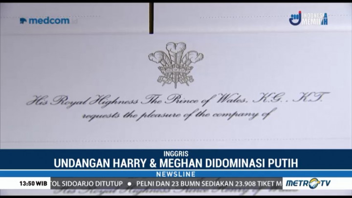 Undangan Pernikahan Harry dan Meghan