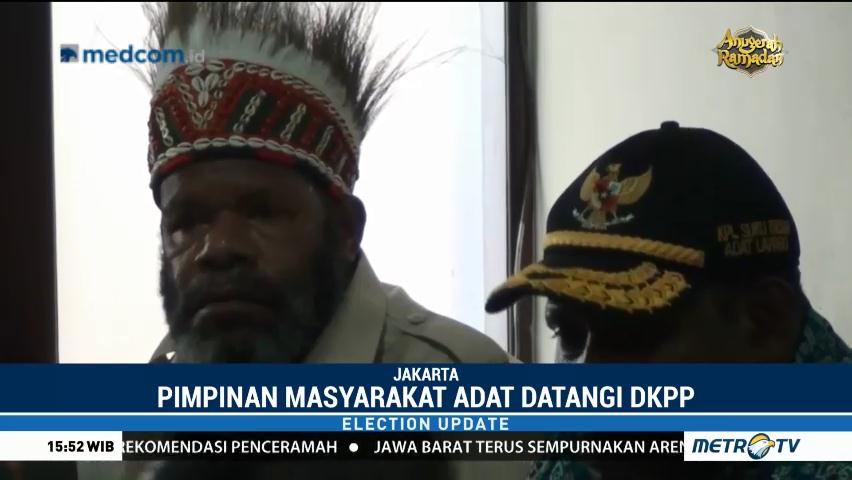 Dua Kepala Suku Kabupaten Puncak Papua Datangi DKPP