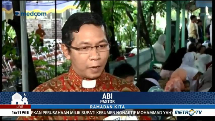 Kampung Ini Gelar Buka Puasa Bersama Tokoh Lintas Agama