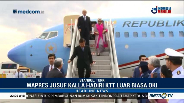 Jusuf Kalla Tiba di Turki