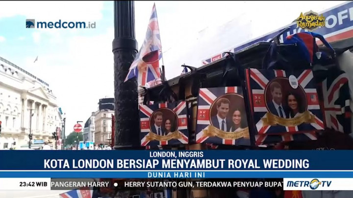 London Bersolek Jelang Pernikahan Pangeran Harry dan Meghan
