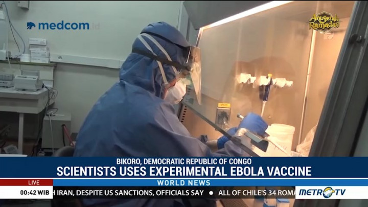 Scientists Uses Experimental Ebola Vaccine
