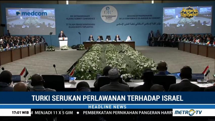 Turki Desak Negara-Negara Islam Bela Palestina