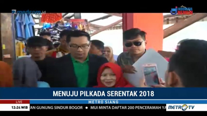 Ridwan Kamil Blusukan ke Pasar Antri Cimahi