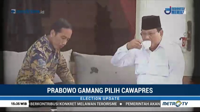 Prabowo Gamang Pilih Cawapres