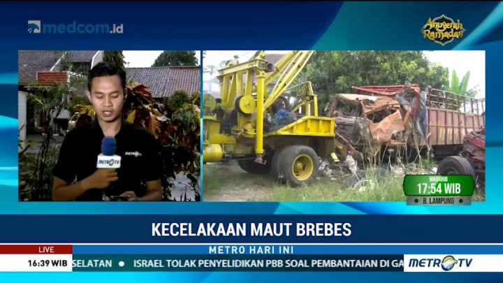 Truk yang Tabrak Empat Rumah di Brebes Diduga Bawa Muatan Berlebih