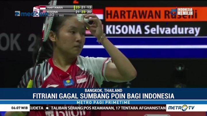 Tim Uber Indonesia Raih Kemenangan Pertama