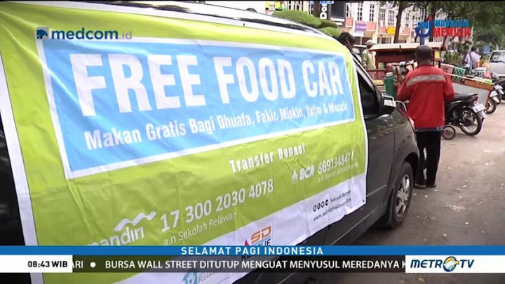 Berbagi Makanan Gratis Melalui Free Food Car