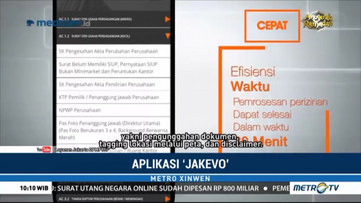 Perizinan Usaha Lebih Mudah dengan Aplikasi JakEVO