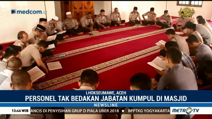 Mapolres Lhokseumawe Gelar Tadarus Selama Ramadan