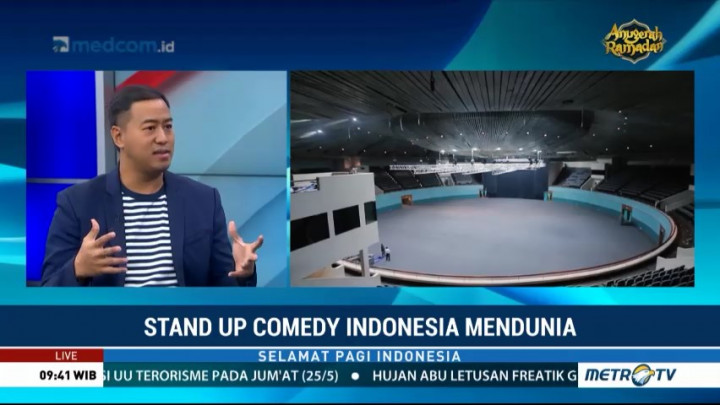 Pandji Pragiwaksono <i>Pede</i> Gelar Tur Dunia Pakai Bahasa Indonesia