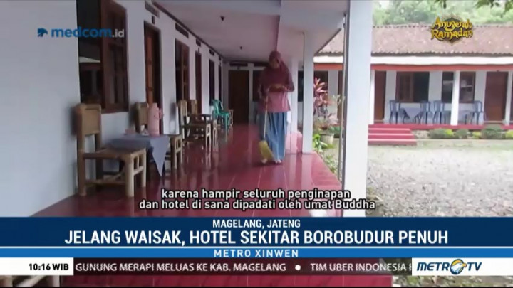 Jelang Waisak, Penginapan di Sekitar Candi Borobudur Penuh