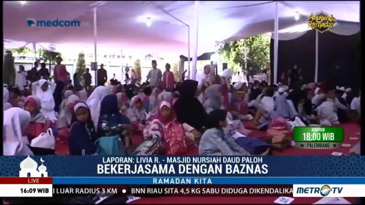 Metro TV Gelar Buka Puasa Bersama Ratusan Anak Yatim