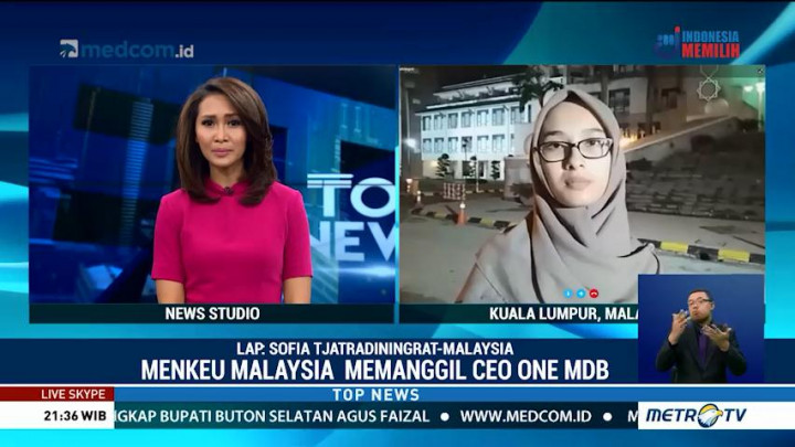 Menkeu Malaysia Panggil CEO 1MDB