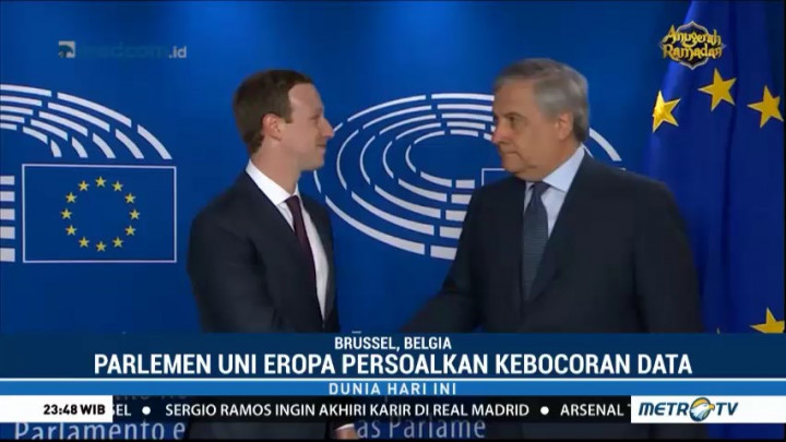 Zuckerberg Temui Presiden Parlemen Eropa