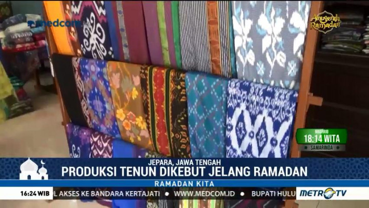 Berkah Ramadan, Penjualan Sarung Tenun Troso & Sajadah Meningkat