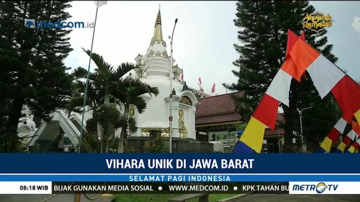 Vihara Unik Seperti Pagoda
