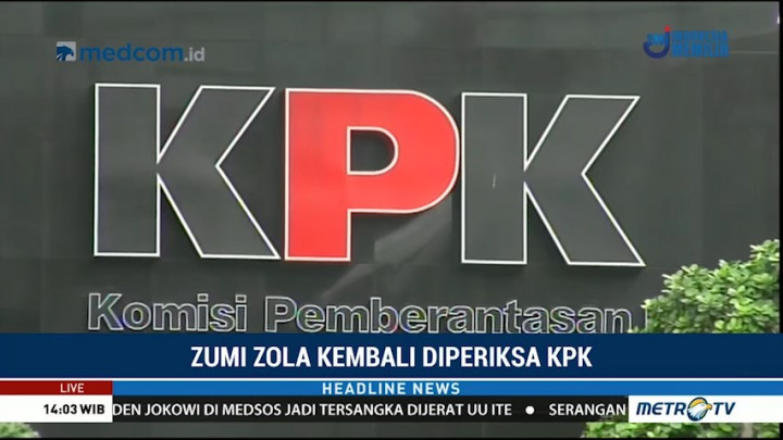 KPK Panggil Ayah Zumi Zola