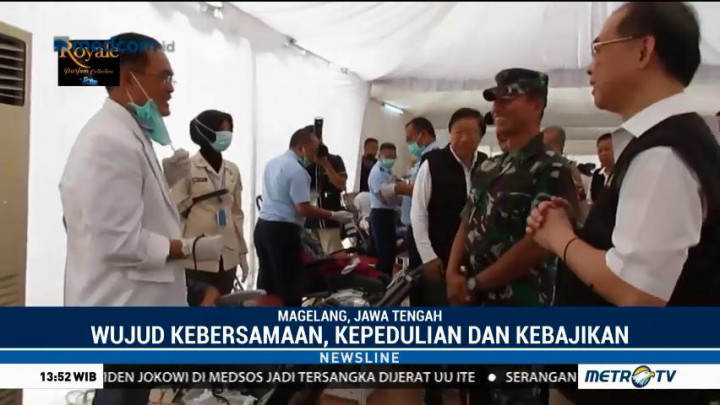 Umat Budha Gelar Pengobatan Gratis Jelang Perayaan Waisak