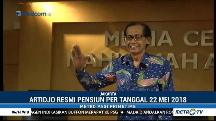 Artidjo Alkostar Resmi Pensiun dari Hakim Agung