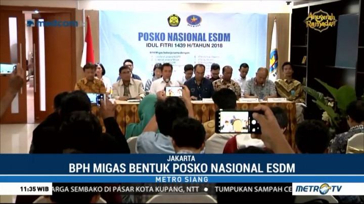 BPH Migas Bentuk Posko Nasional ESDM Hari Raya Idul Fitri 2018