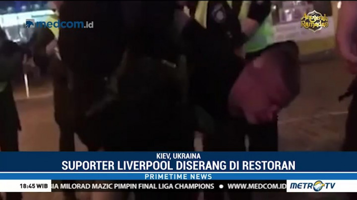 Suporter Liverpool Diserang di Kiev
