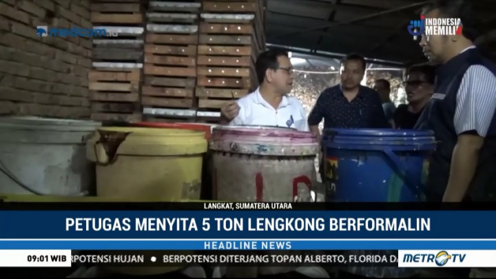 Balai POM Medan Gerebek Pabrik Rumahan Lengkong Berformalin