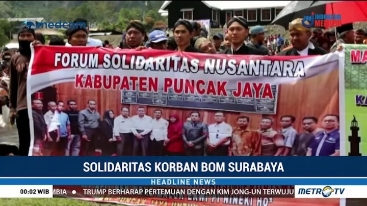 Ribuan Warga Papua Gelar Aksi Solidaritas untuk Korban Bom Surabaya