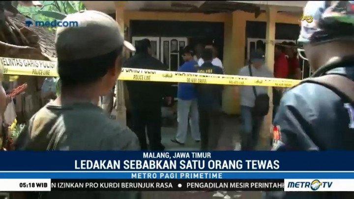 Ledakan di Malang, Satu Orang Tewas