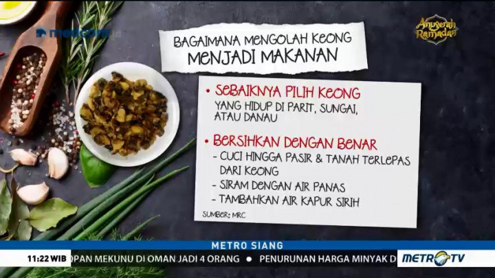 Tips Mengolah Keong