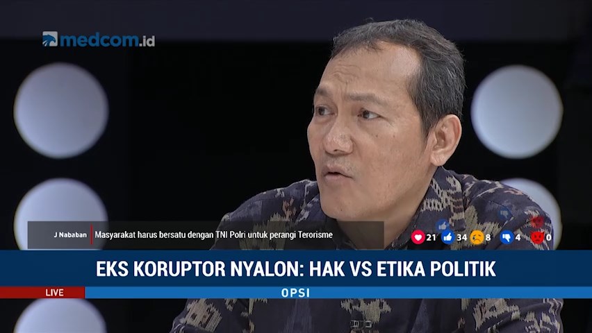 Eks Koruptor <i>Nyalon</i>: Hak vs Etika Poltik (2)