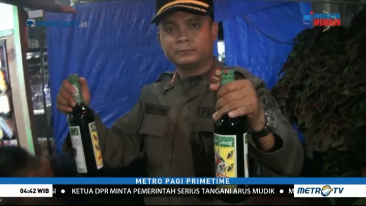Satpol PP Gelar Razia Miras di Warung